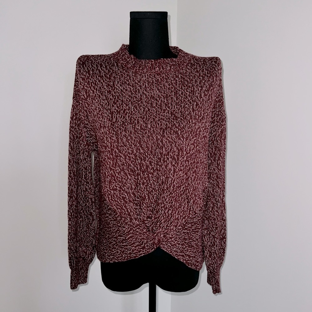 Women’s - Cropped, Twist-front Sweater